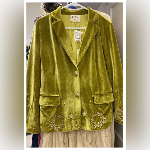 FREE PEOPLE NWT- Celestial Shadow Blazer - Picture 5 of 6